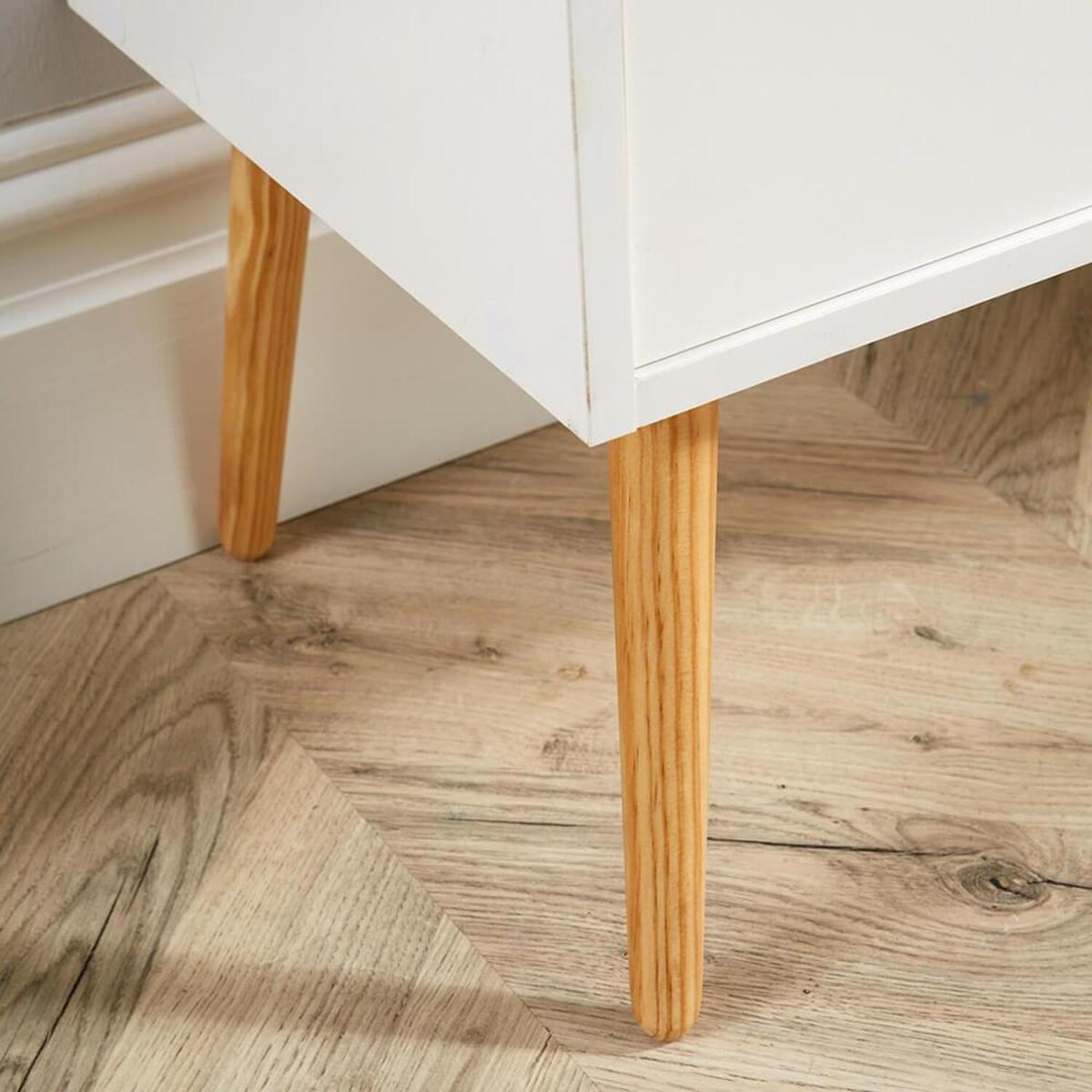 Boden 2 Door Modern TV Stand Storage Unit - White – image 6