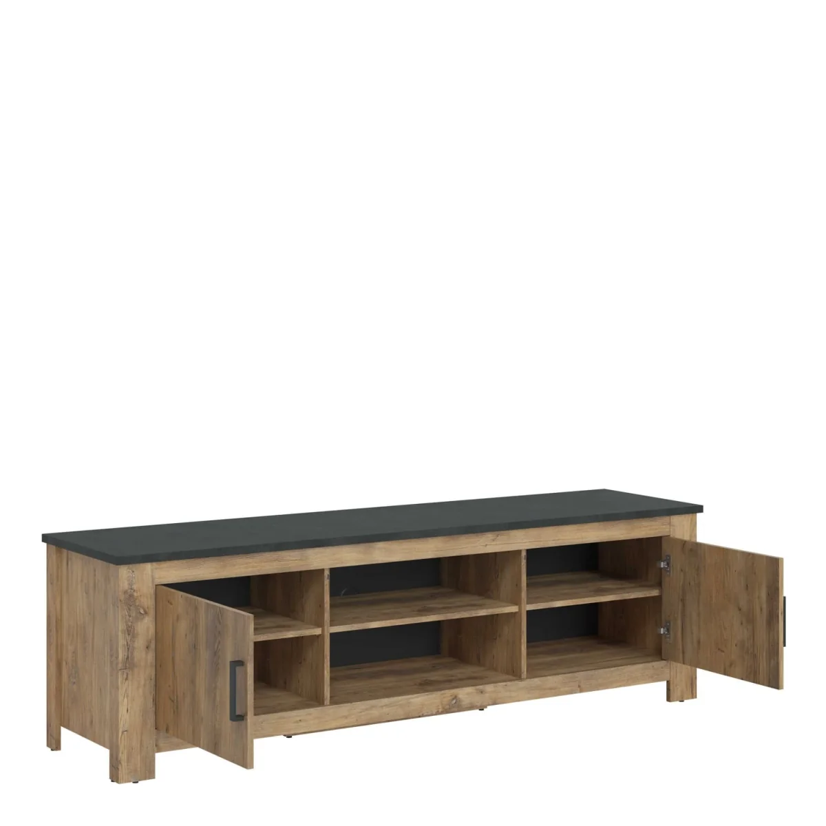 Juniper 2 Door TV Cabinet Chestnut and Matera - Brown – image 4
