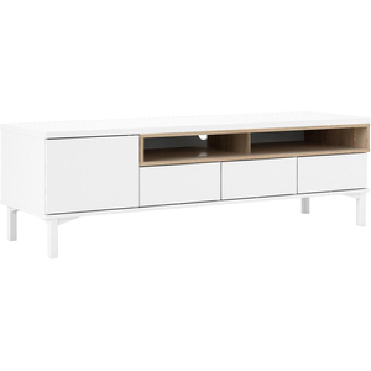 St George's TV Unit - White and Oak – image 2