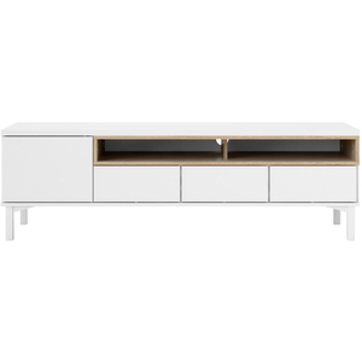 St George's TV Unit - White and Oak – image 3