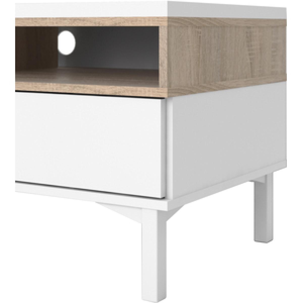 St George's TV Unit - White and Oak – image 7