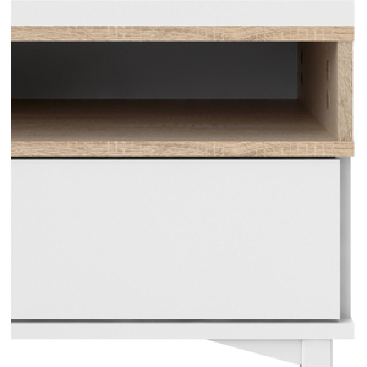 St George's TV Unit - White and Oak – image 8