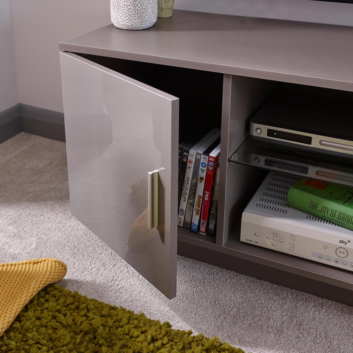 Lima High Gloss TV Unit - Black – image 16