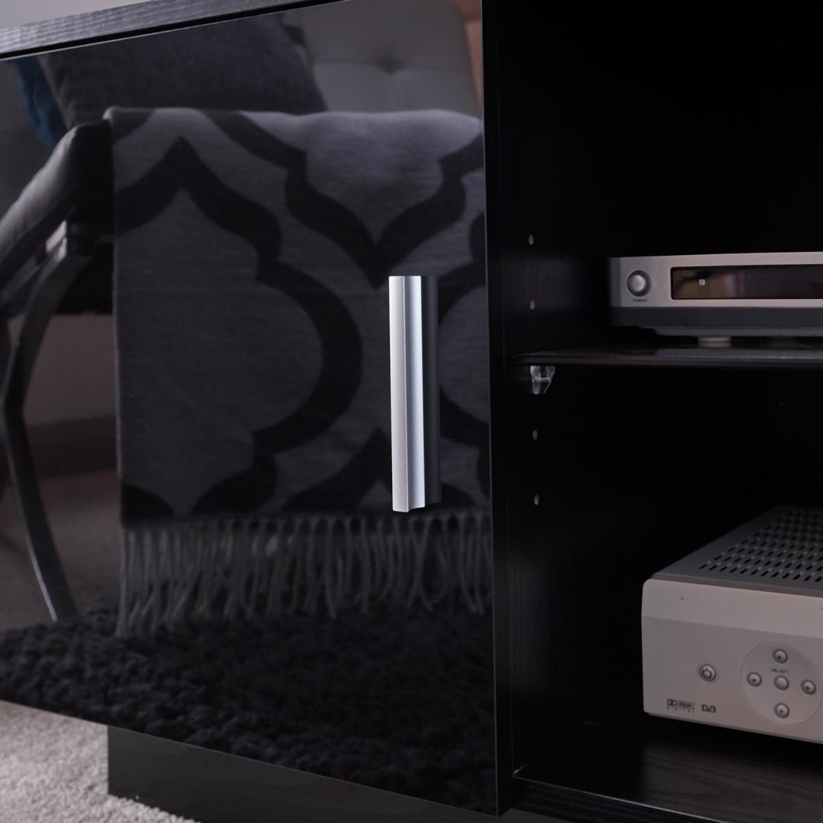 Lima High Gloss TV Unit - Black – image 7