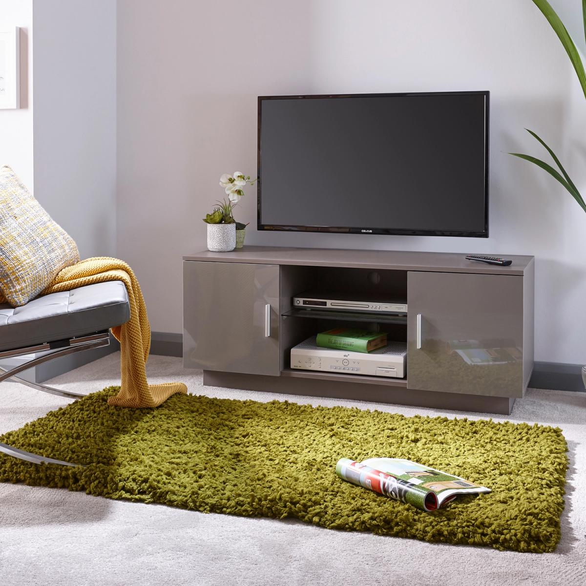 Lima High Gloss TV Unit - Black – image 9
