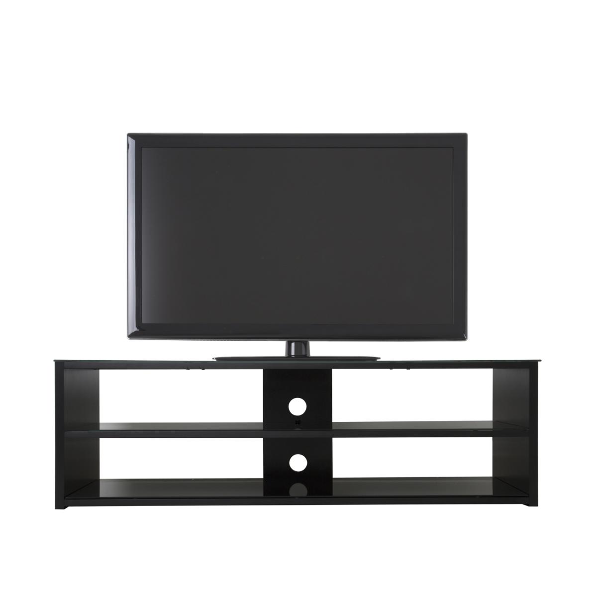 Muritz 1.4m Gloss Black TV Stand - Black – image 3