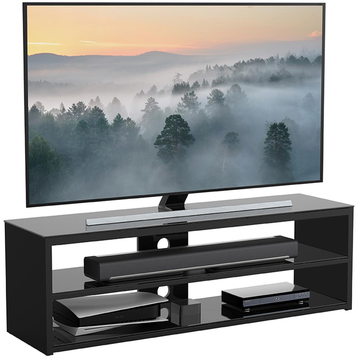 Muritz 1.4m Gloss Black TV Stand - Black – image 6