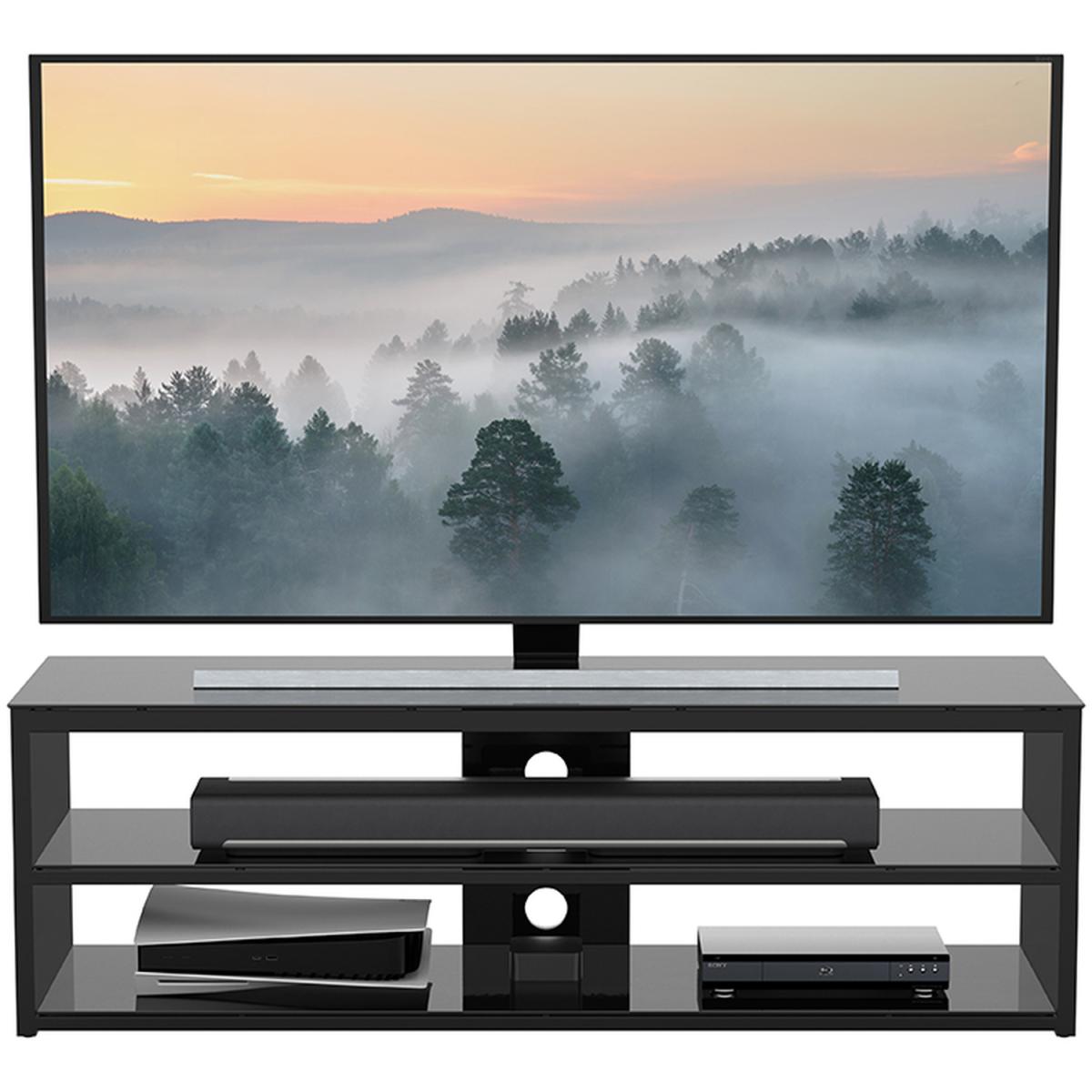Muritz 1.4m Gloss Black TV Stand - Black – image 8