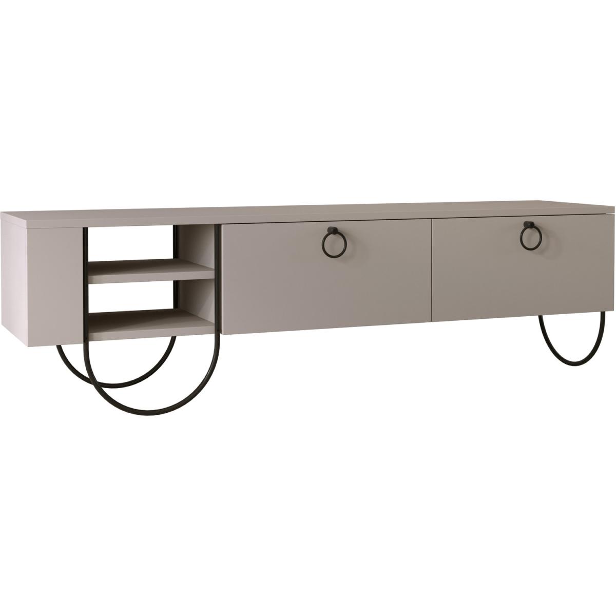 Norfolk TV Stand - Mocha Grey – image 2