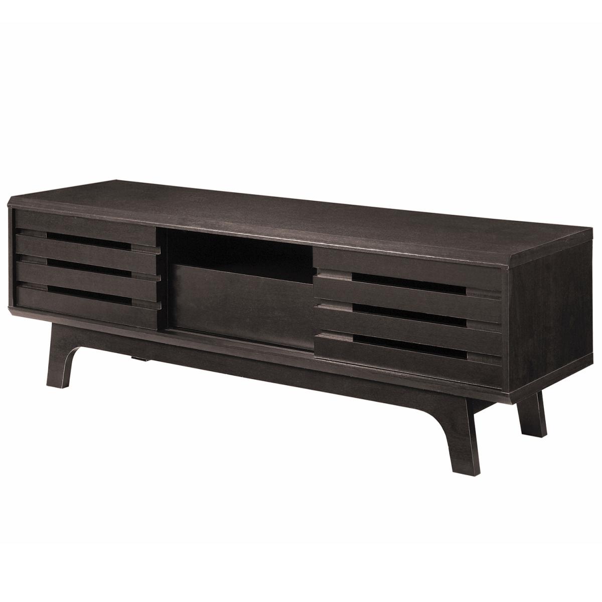 Essentials TV Cabinet With Sliding Door - Sonoma Oak – image 6