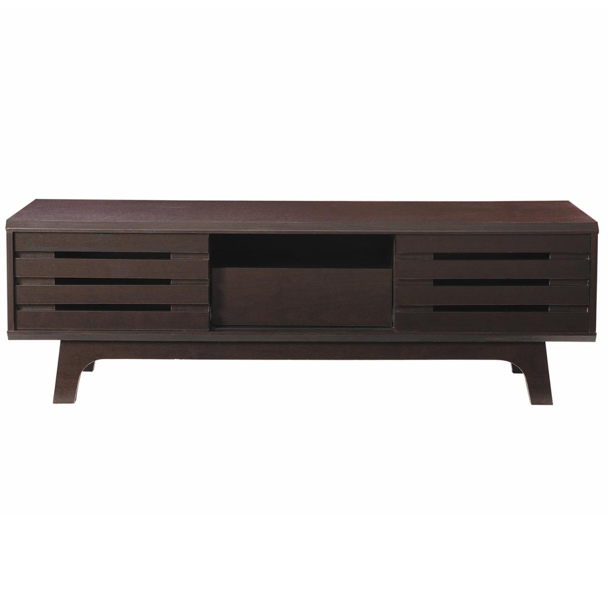 Essentials TV Cabinet With Sliding Door - Sonoma Oak – image 7