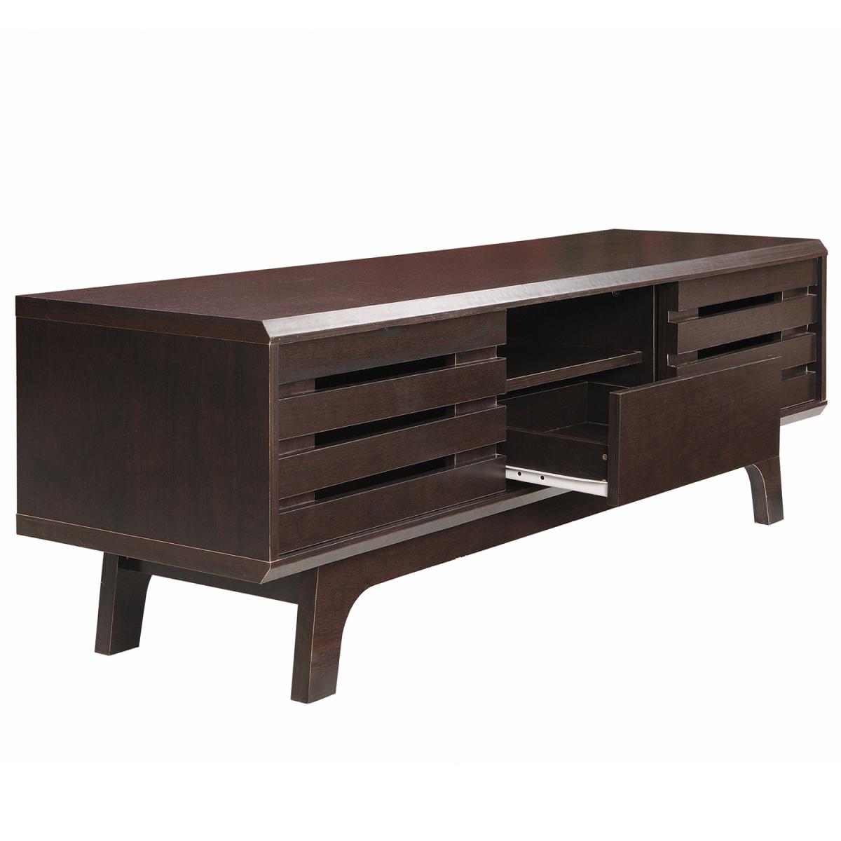 Essentials TV Cabinet With Sliding Door - Sonoma Oak – image 8