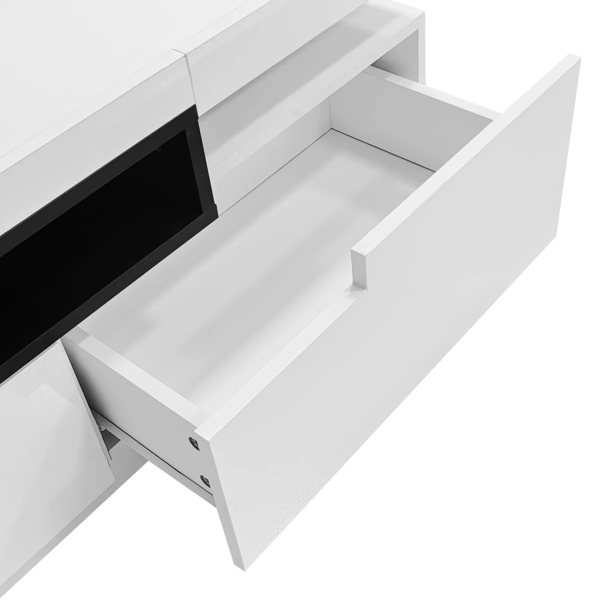 Modern LED TV Console with Drawers – image 7