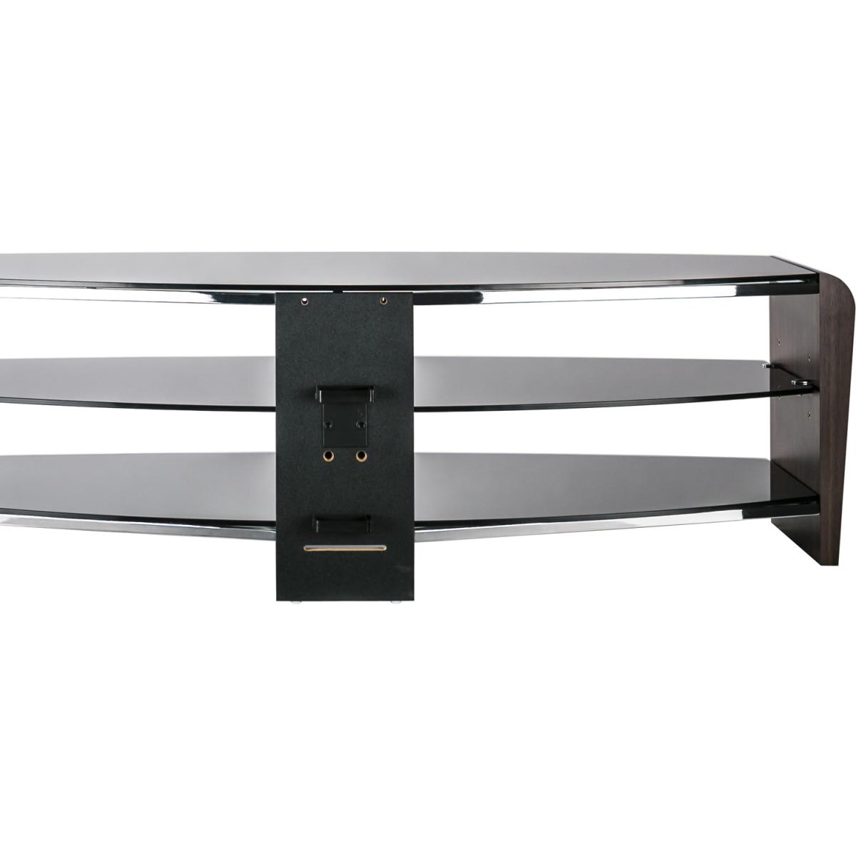 Alphason Francium 3 Shelf 1400mm TV Stand  - Walnut – image 2