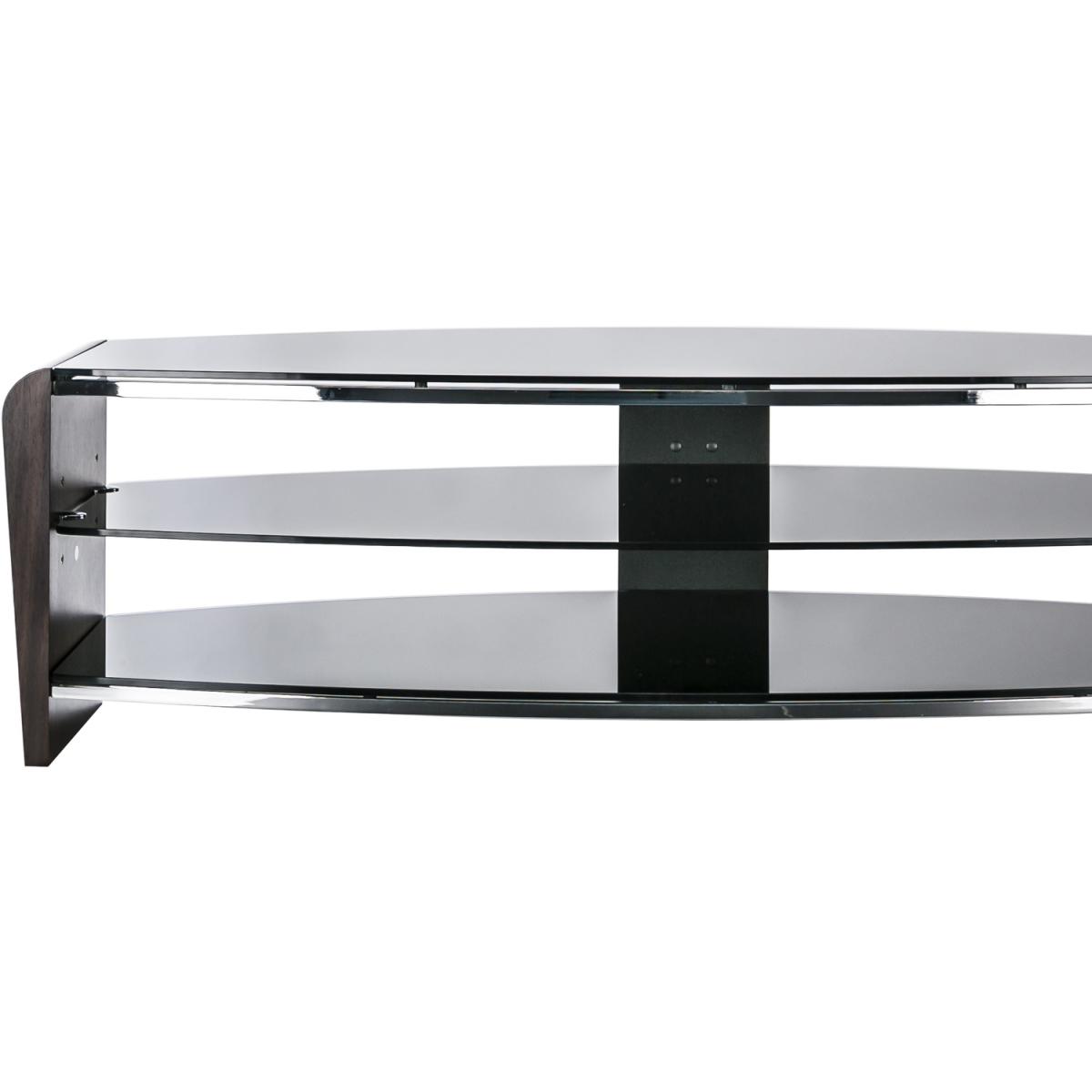 Alphason Francium 3 Shelf 1400mm TV Stand  - Walnut – image 3