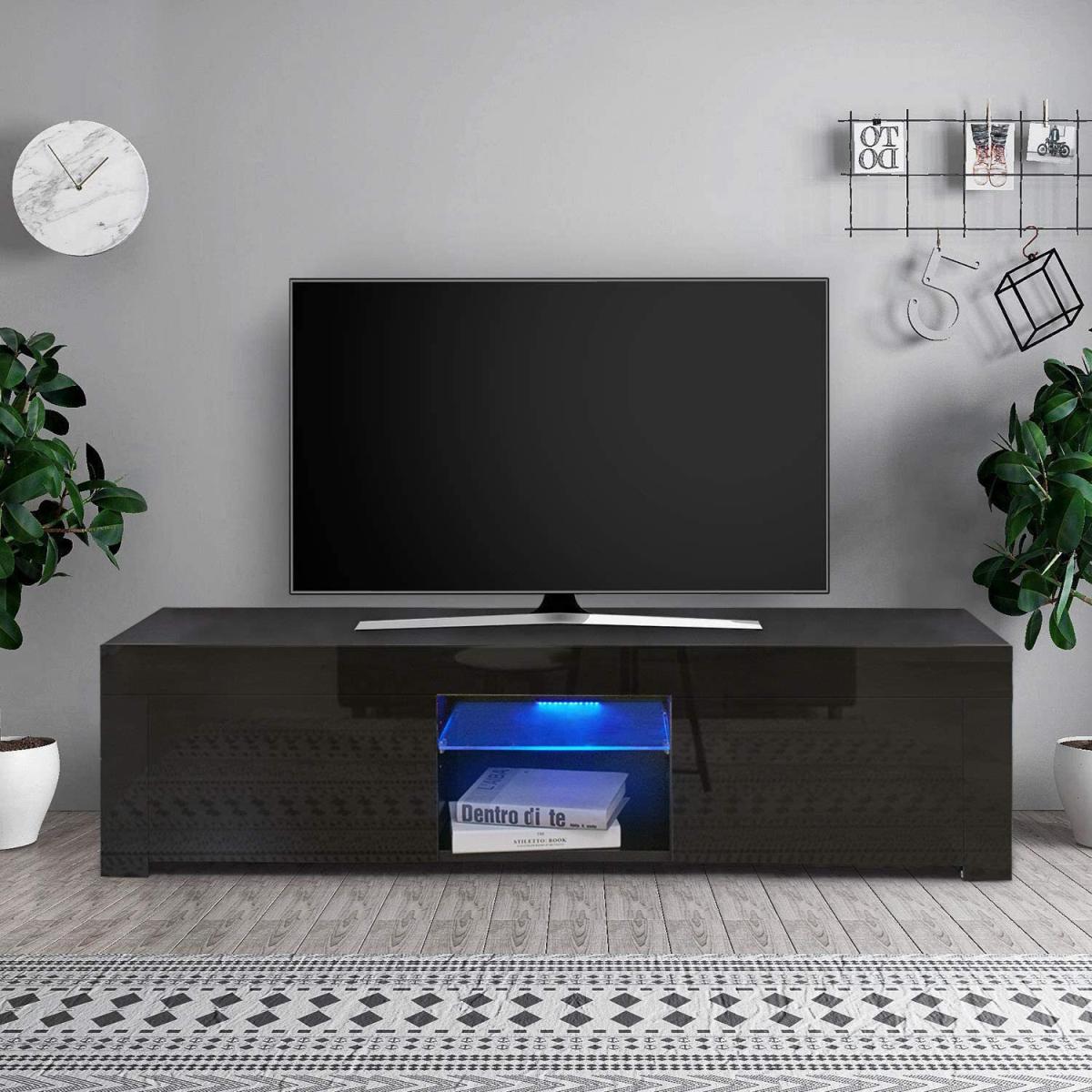 Dripex LED TV Stand Unit - Black – image 5