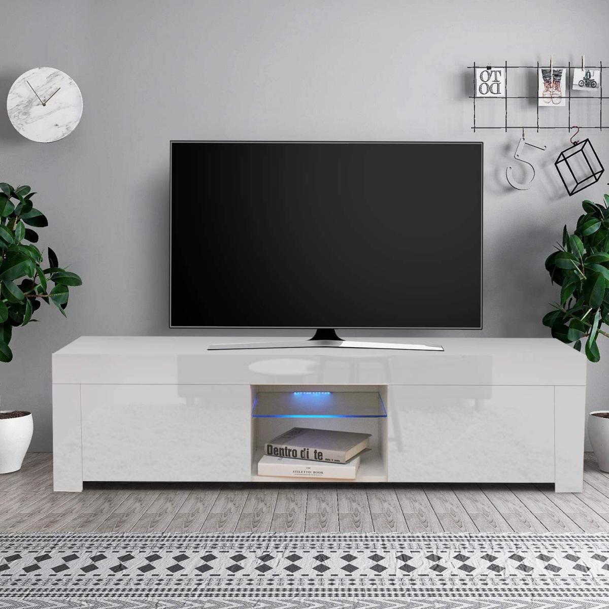 Dripex LED TV Stand Unit - Black – image 7
