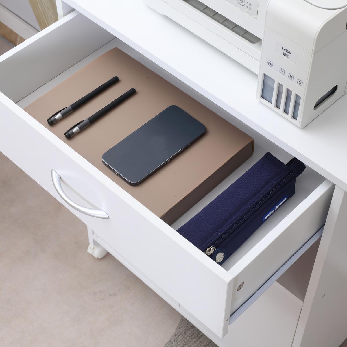 Mobile Printer Cabinet - White – image 7