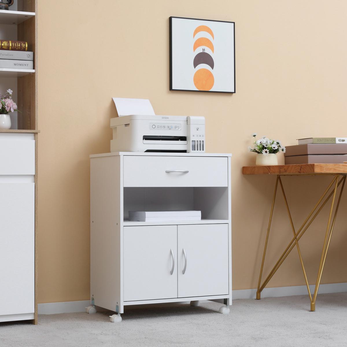 Mobile Printer Cabinet - White – image 9