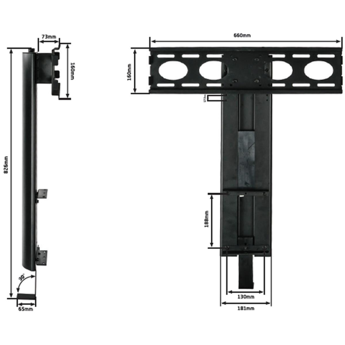 Chromium 2 TV Bracket - Black – image 5