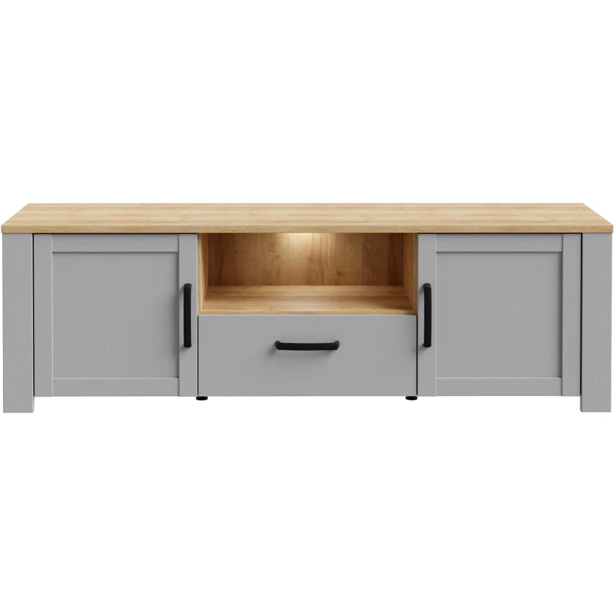 Bohol TV Unit Inc. LED Light - Riviera Oak & Grey Oak – image 7