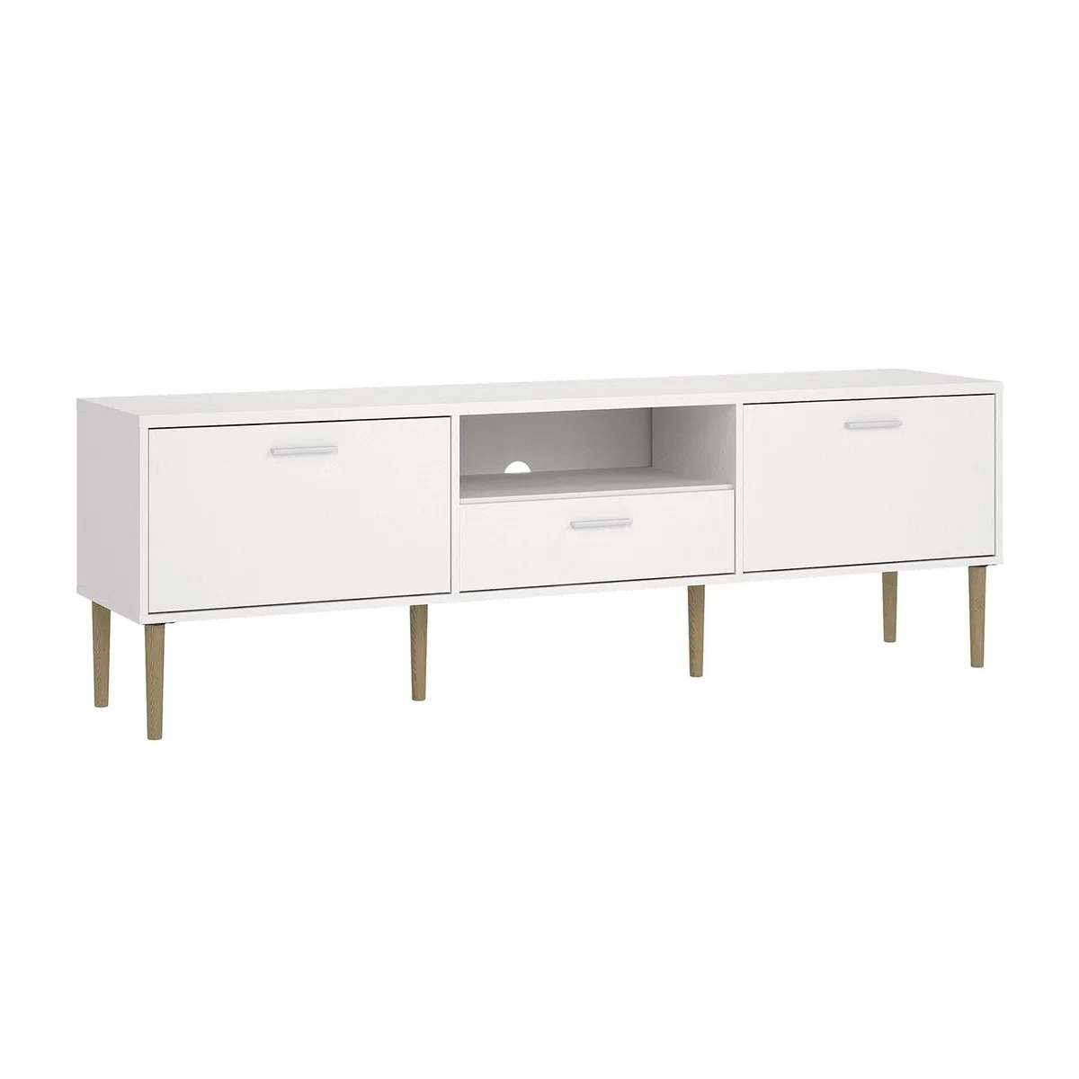 High Media TV Unit - White
