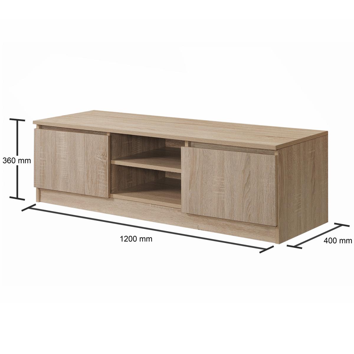 Essentials TV Cabinet - Sonoma Oak – image 5