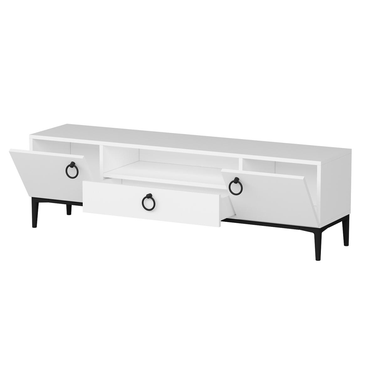 Moon Modern - TV Stand New - White – image 8
