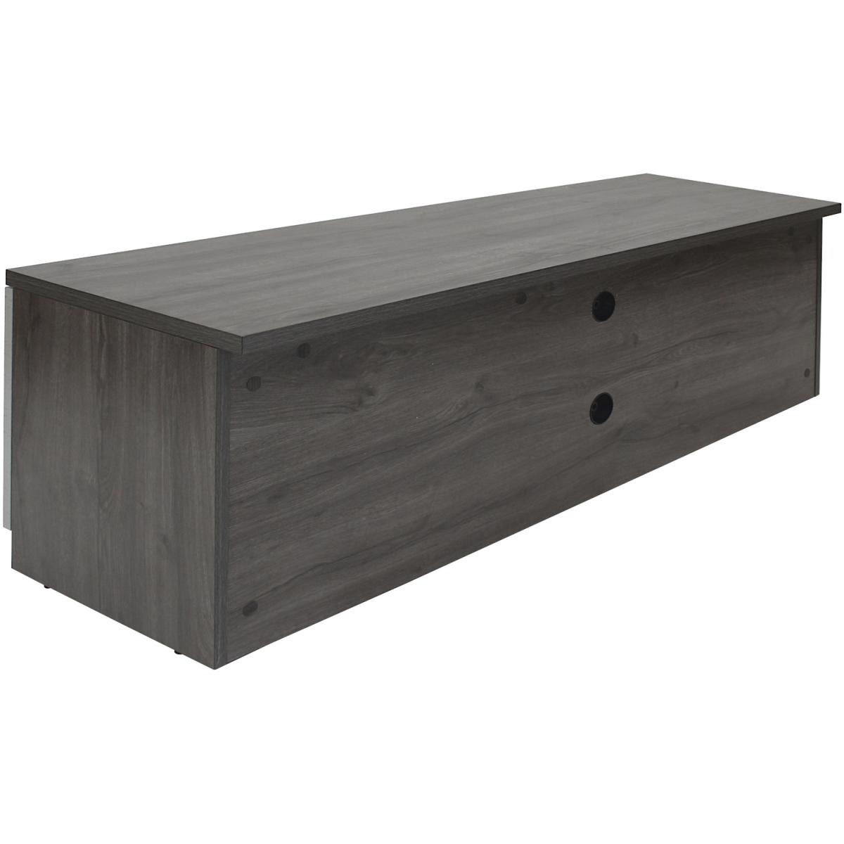 Layton TV Unit with Cabinet and Bookcase - Smoked oak – image 4