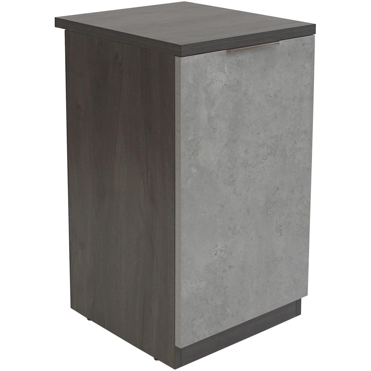 Layton TV Unit with Cabinet and Bookcase - Smoked oak – image 9