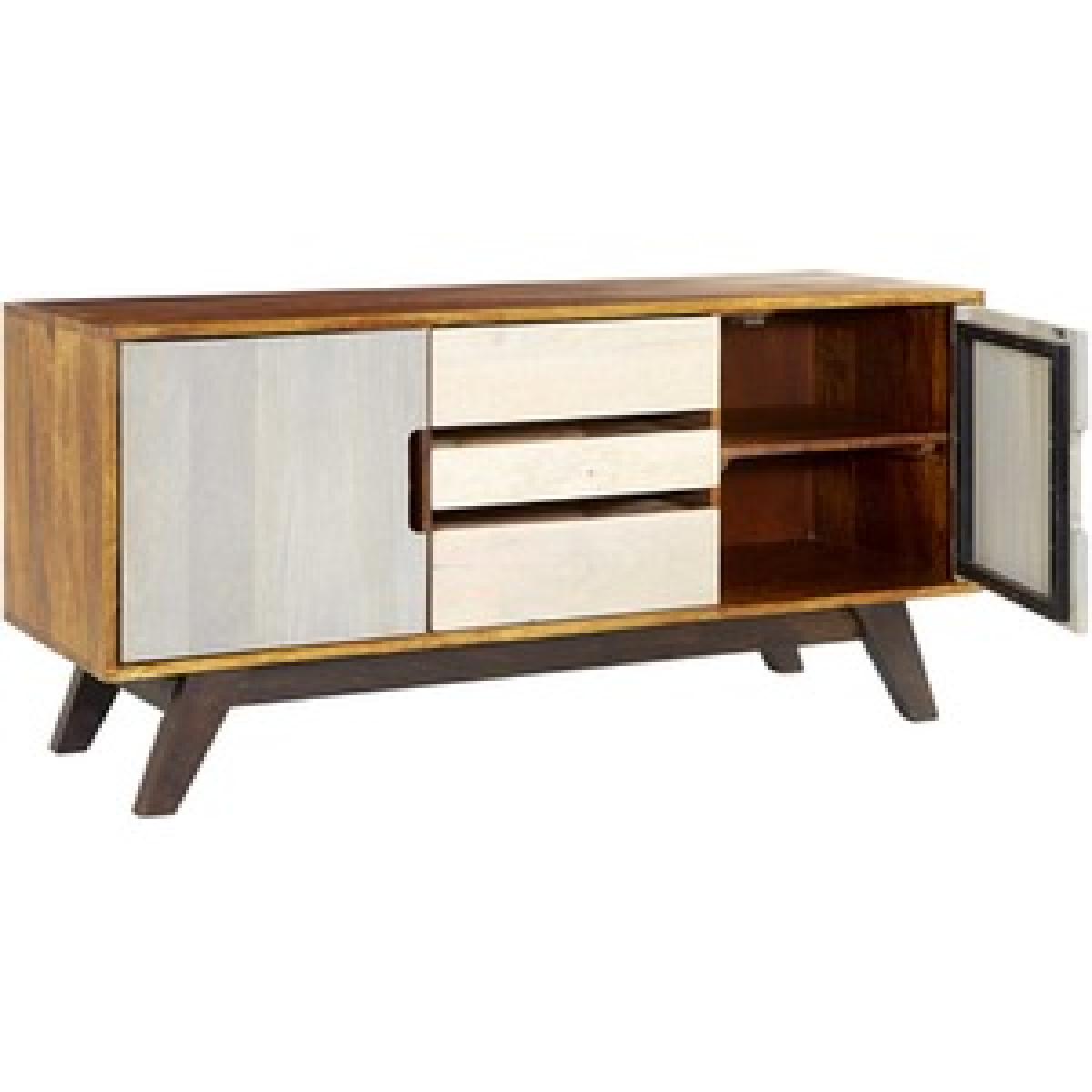 Solid Mango Wood Plasma Unit - Multicolour – image 2