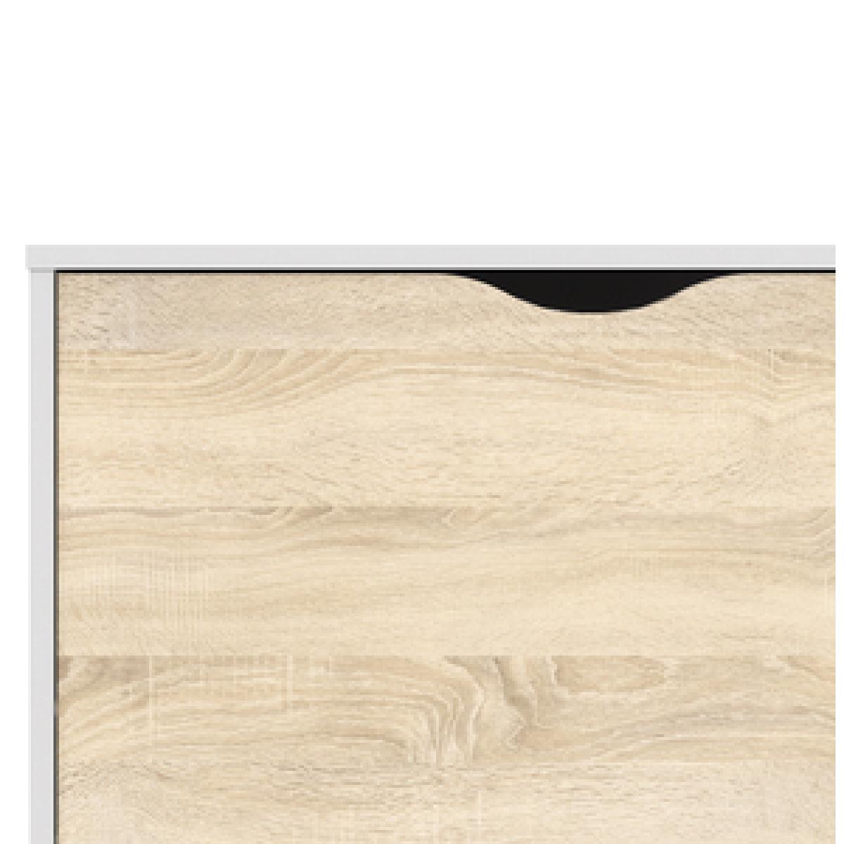 Toyen TV Unit - Wide - White and Black Matt – image 16