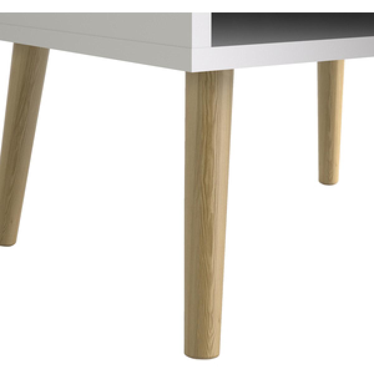 Toyen TV Unit - Wide - White and Black Matt – image 18
