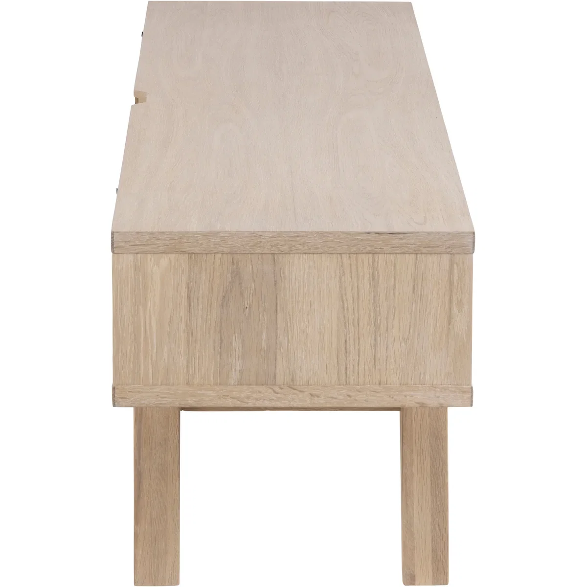 A-Line TV Unit with 2 Drawers - White Oak – image 4