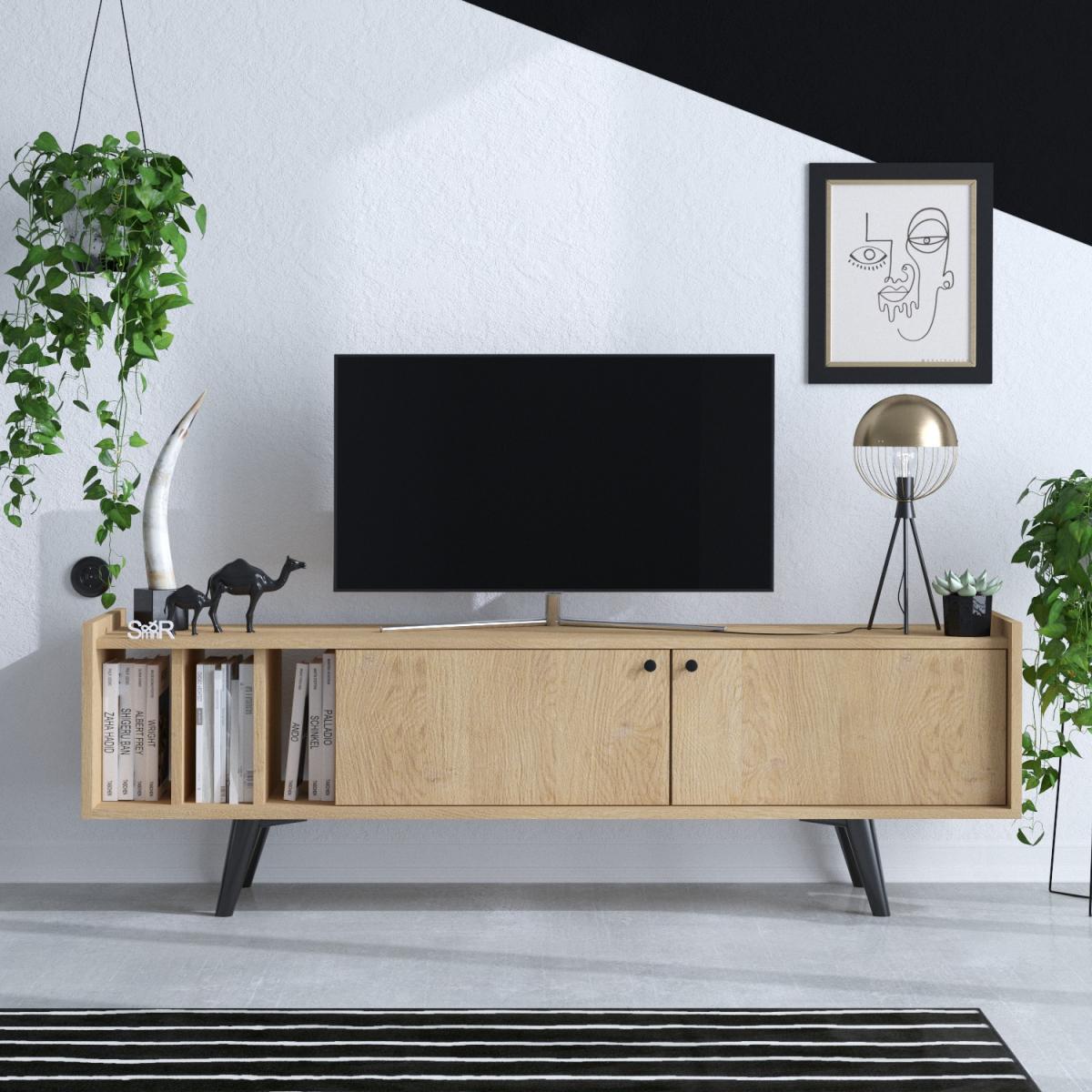 Seramood Jasmine - TV Stand - Oak – image 4