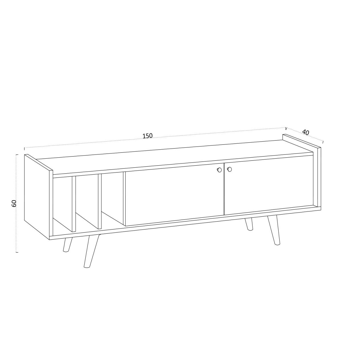 Seramood Jasmine - TV Stand - Oak – image 5