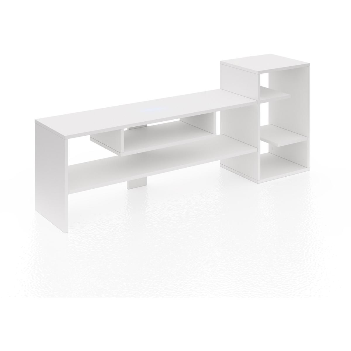 Gulio Modern TV Stand and Media Console - White – image 4