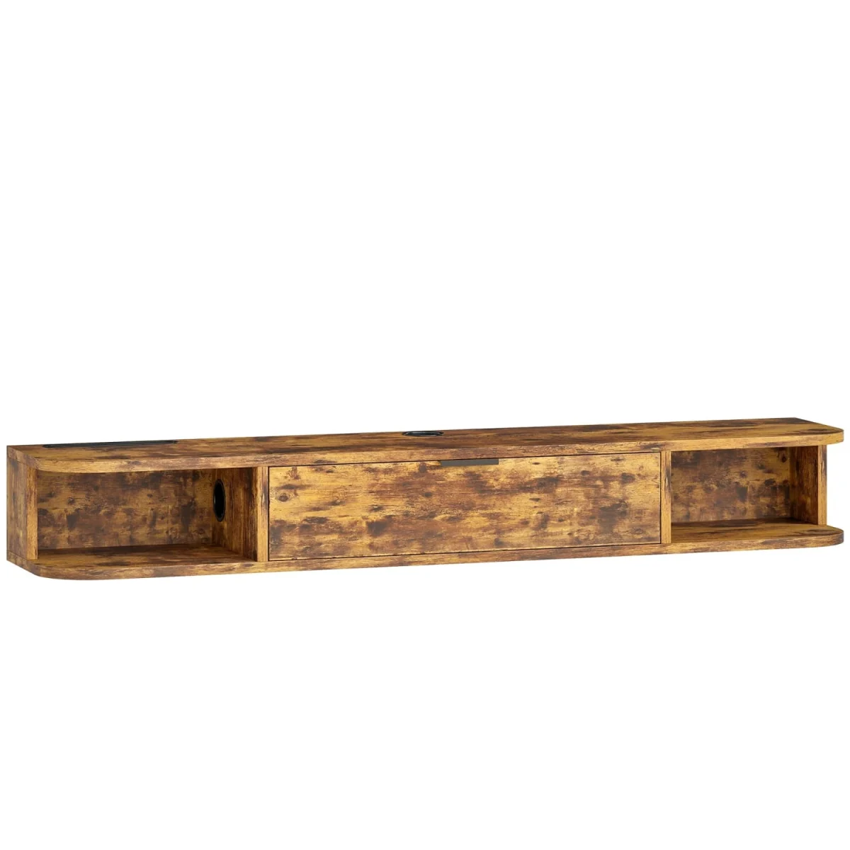 Avamoro 120cm Rustic Brown Floating TV Unit - Fits TVs Up to 50 Inches – image 3