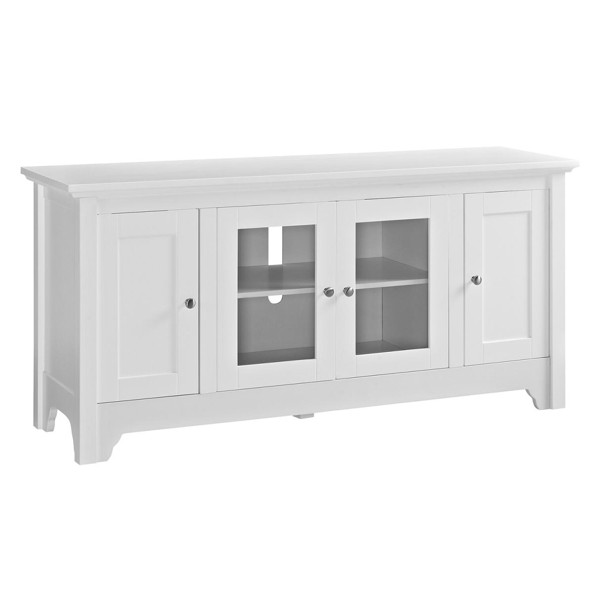 Elche Glasswood TV Stand - White – image 2