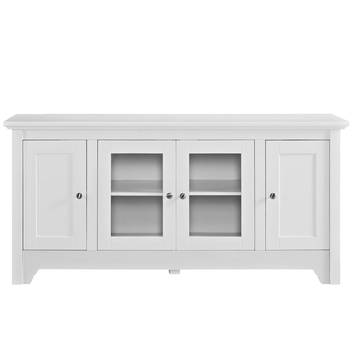 Elche Glasswood TV Stand - White – image 3