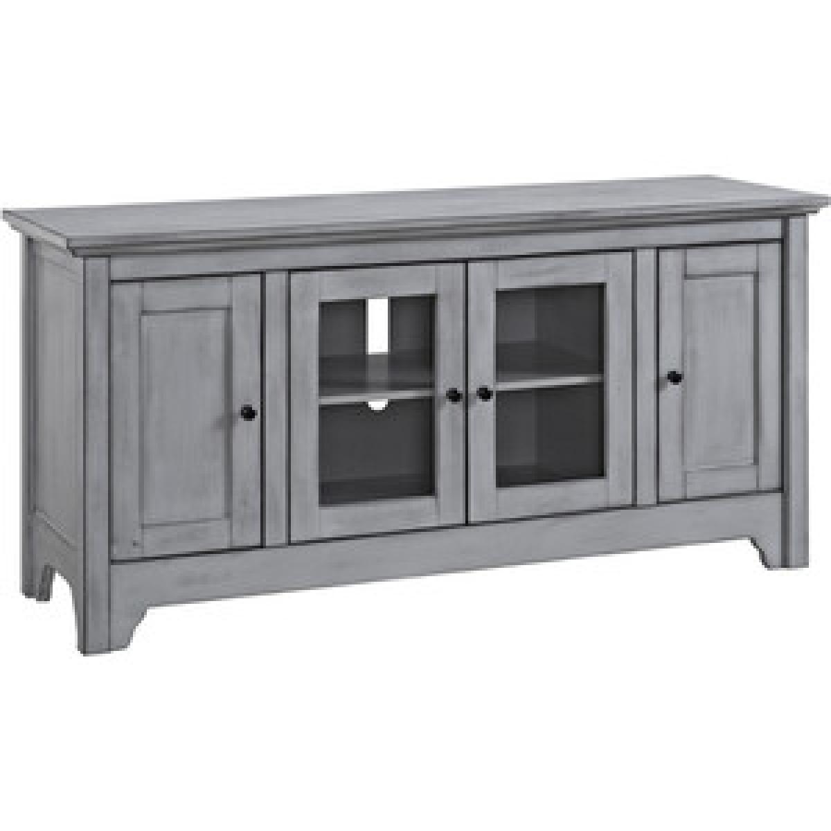 Elche Glasswood TV Stand - White – image 6