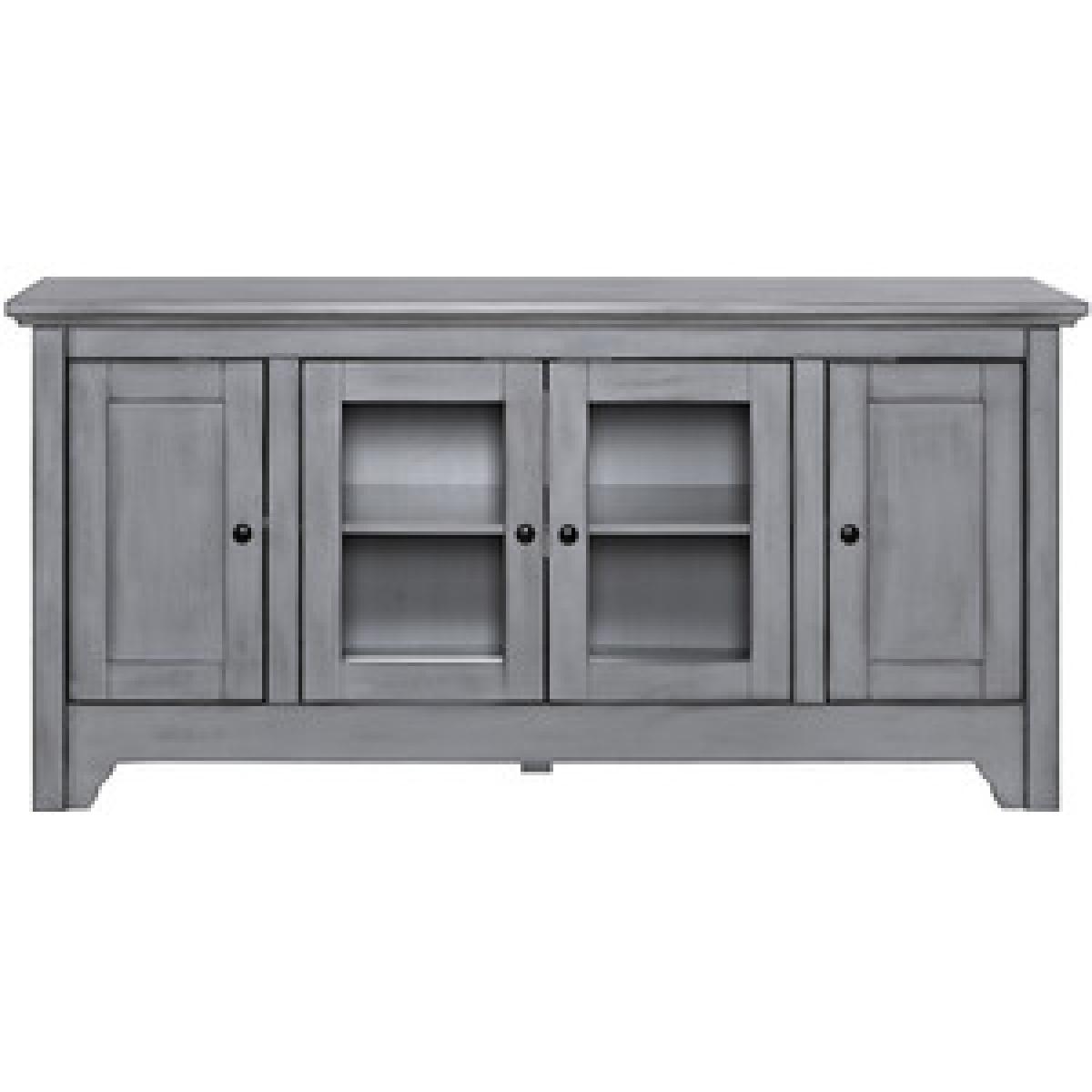Elche Glasswood TV Stand - White – image 7