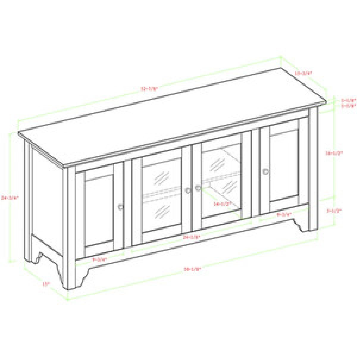 Elche Glasswood TV Stand - White – image 10