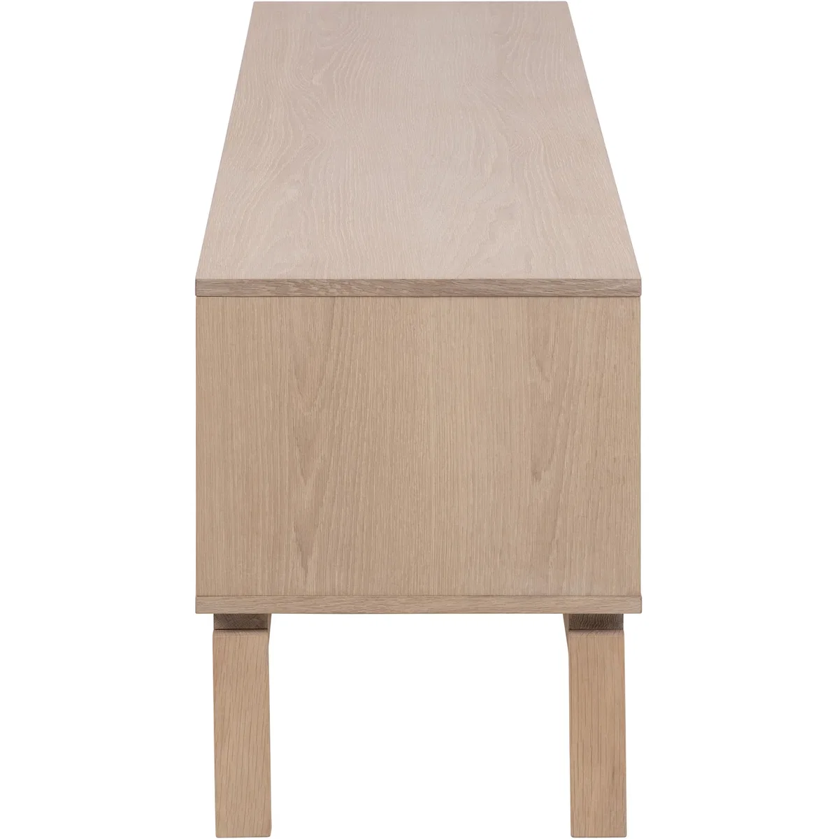 Linley 2 Door TV Unit in White Oak - White Oak – image 3