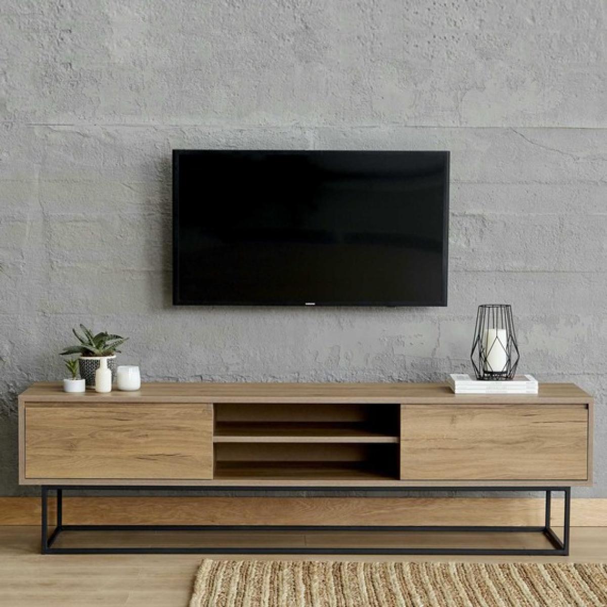 Laxus TV Unit- Large - Walnut
