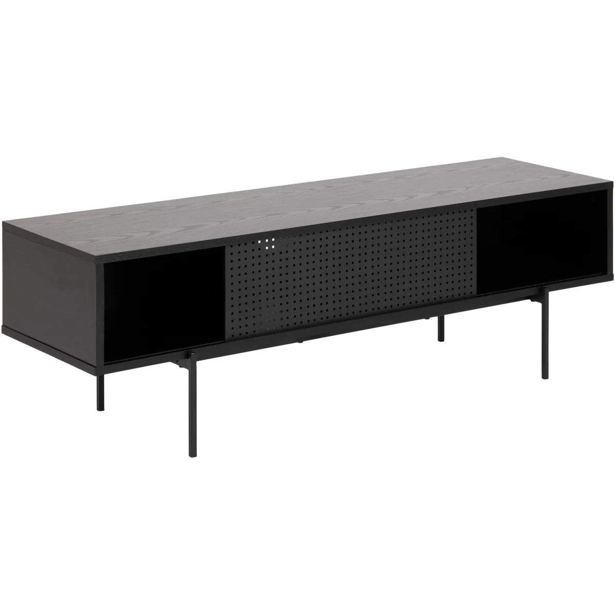Angus TV Unit with 1 Sliding Door in Black - Black – image 5