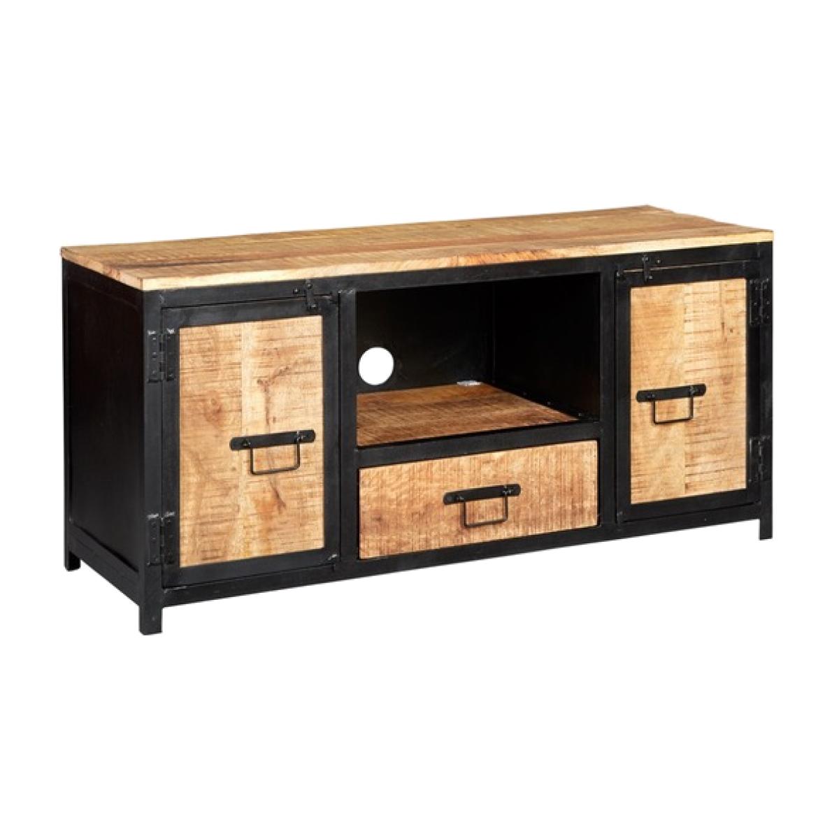 Upcycled Industrial Mintis Plasma Media Unit - Light Wood