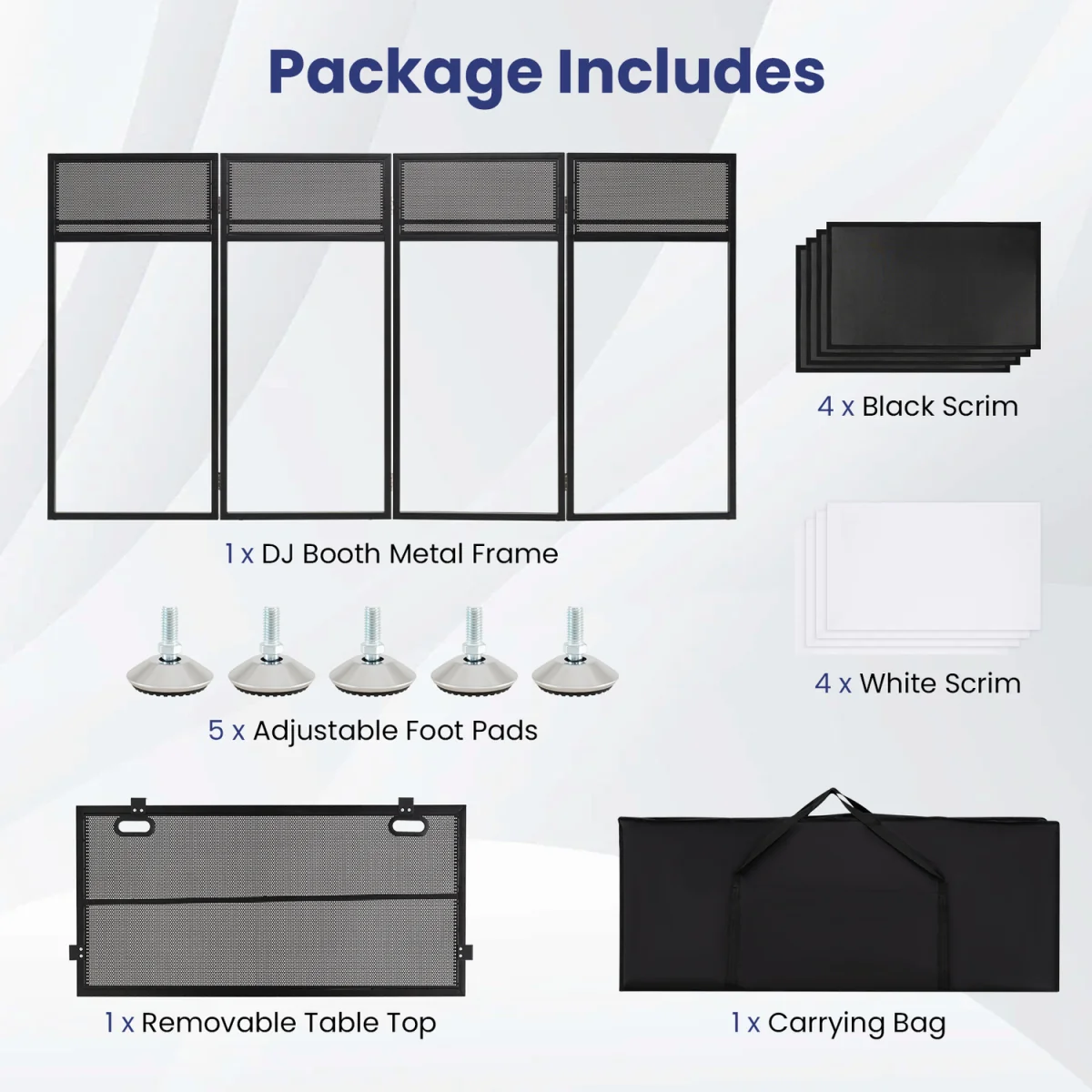 3 Cubby TV Stand with Open Storage Compartments - White – image 8