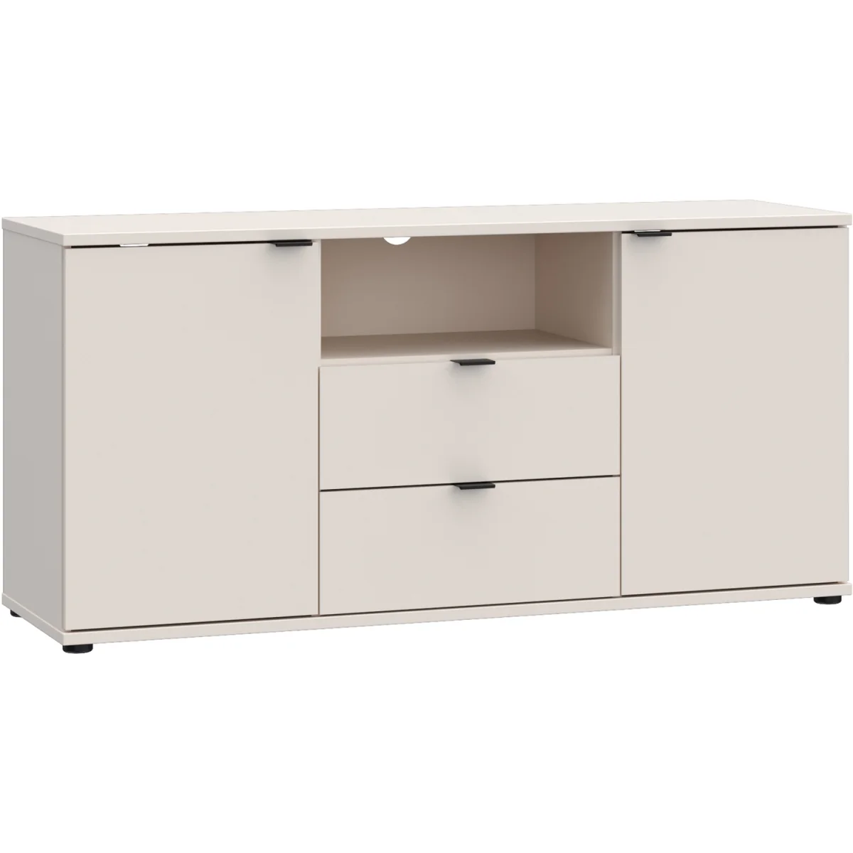 Ganymede TV Unit with Open Shelf, 2 Drawers & 2 Doors - Sage Green – image 12