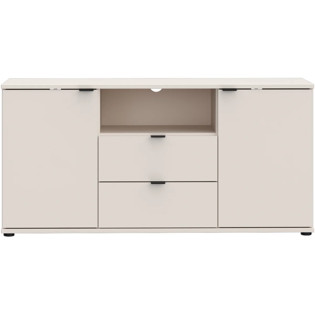 Ganymede TV Unit with Open Shelf, 2 Drawers & 2 Doors - Sage Green – image 13